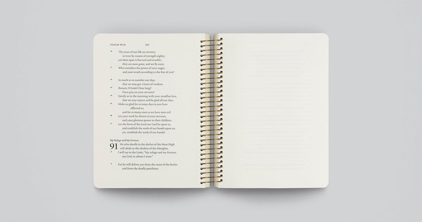 ESV Scripture Journal, Spiral-Bound Edition: Psalms (Paperback)