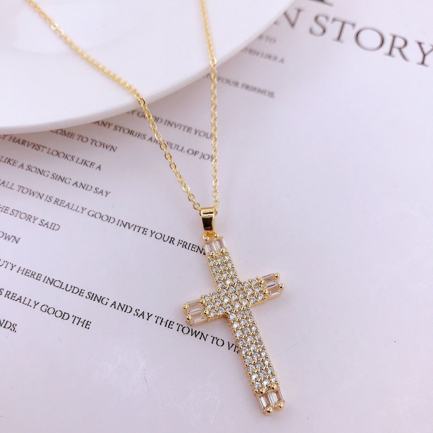 Hosanna Cross Necklace