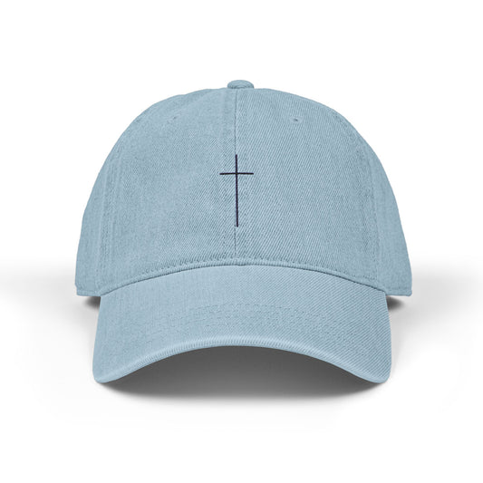 Cross Denim Hat