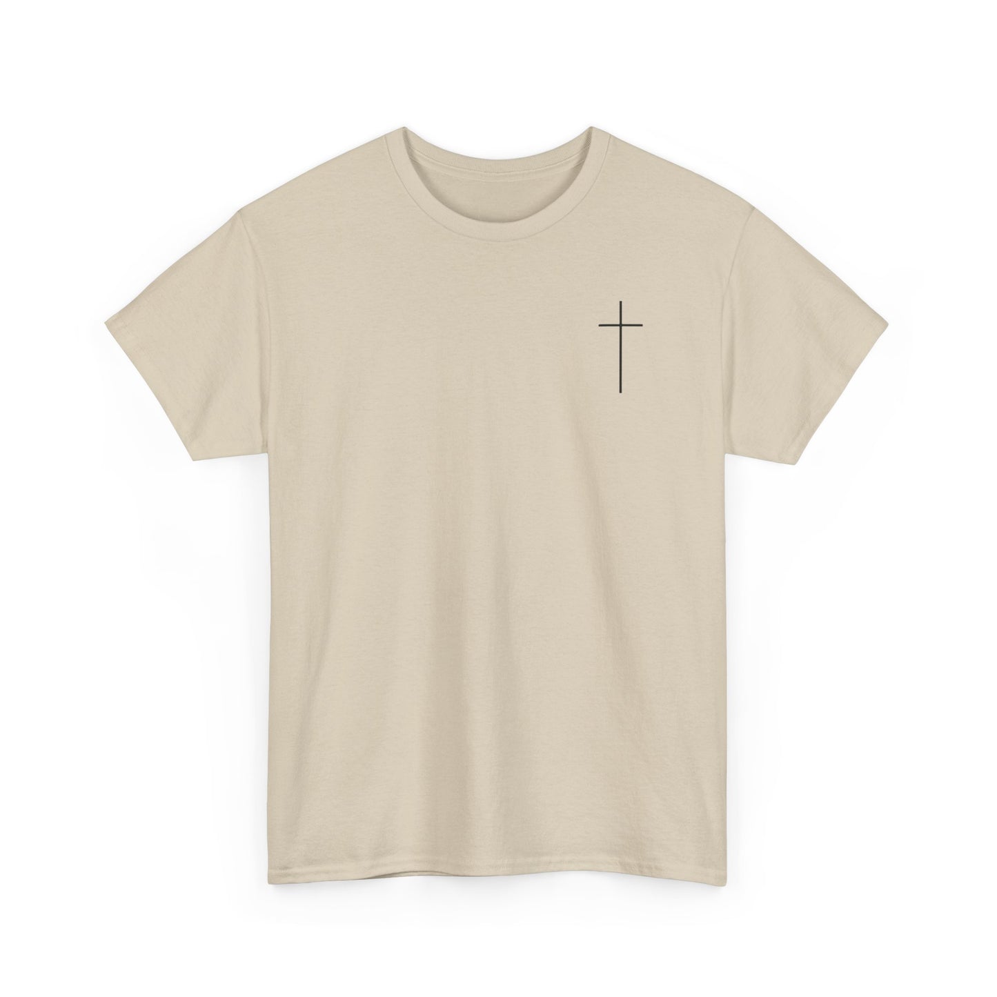 Minimalist Cross Design T-Shirt