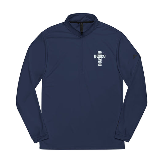 Give you Peace adidas Quarter-Zip Pullover