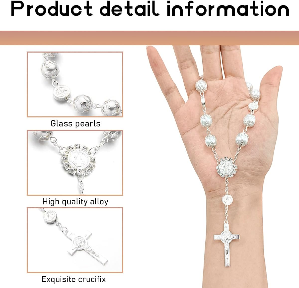 Car Rosary for Rearview Mirror