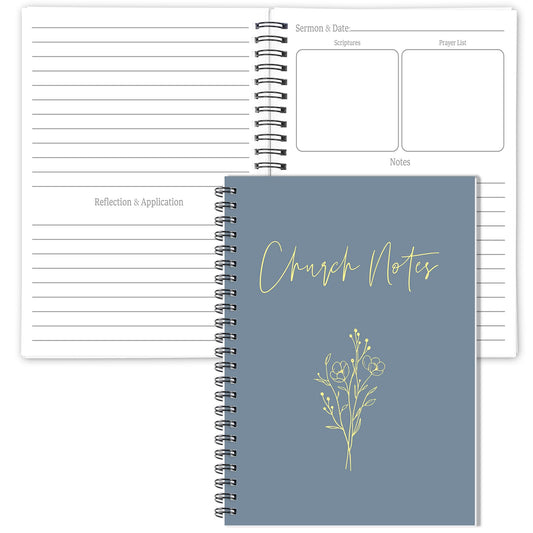Gersoniel Church Notes Journal Sermon & Podcast Christian Notebook Guided Journal