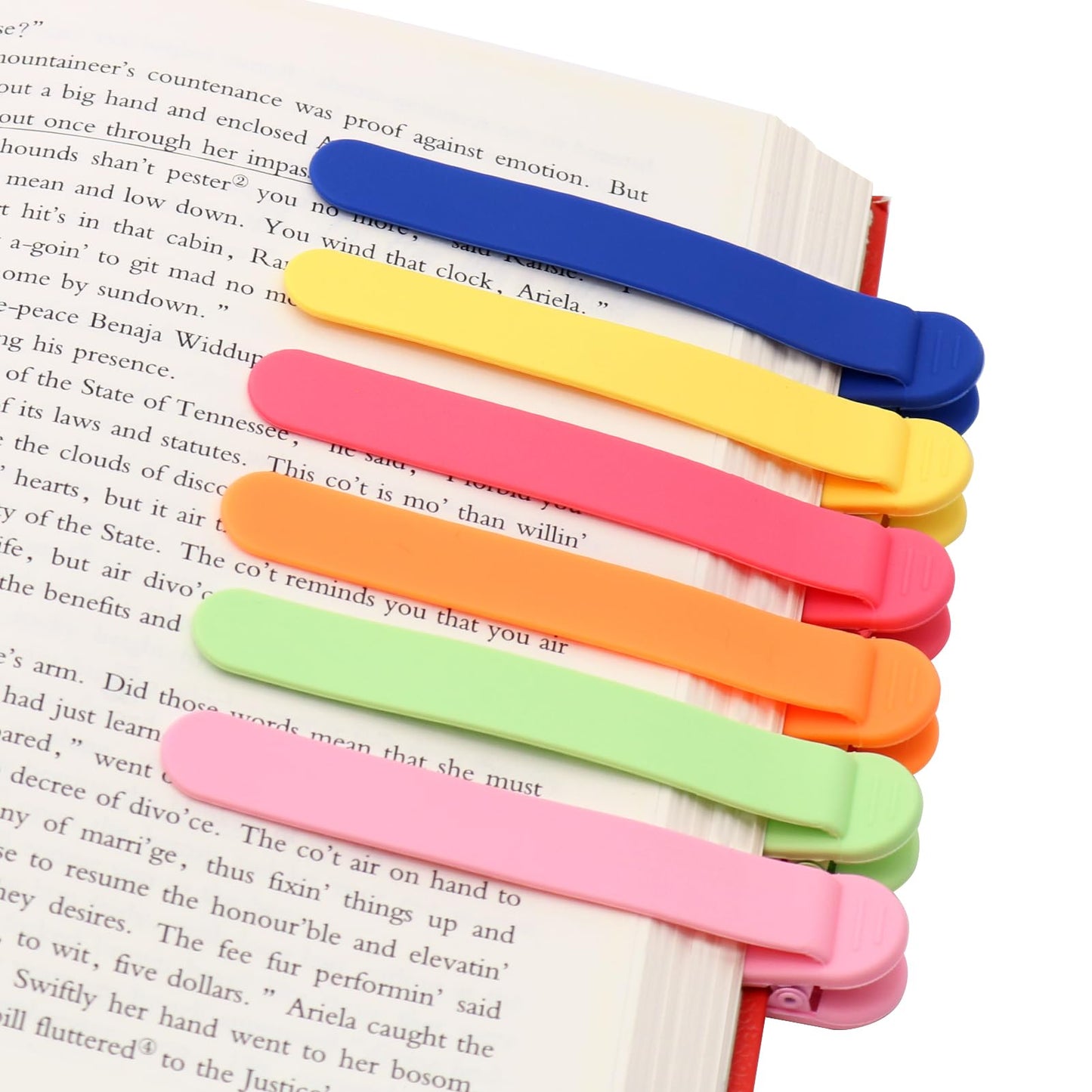 3pcs Automatic Bookmark, Silicone Book Marks for Reading