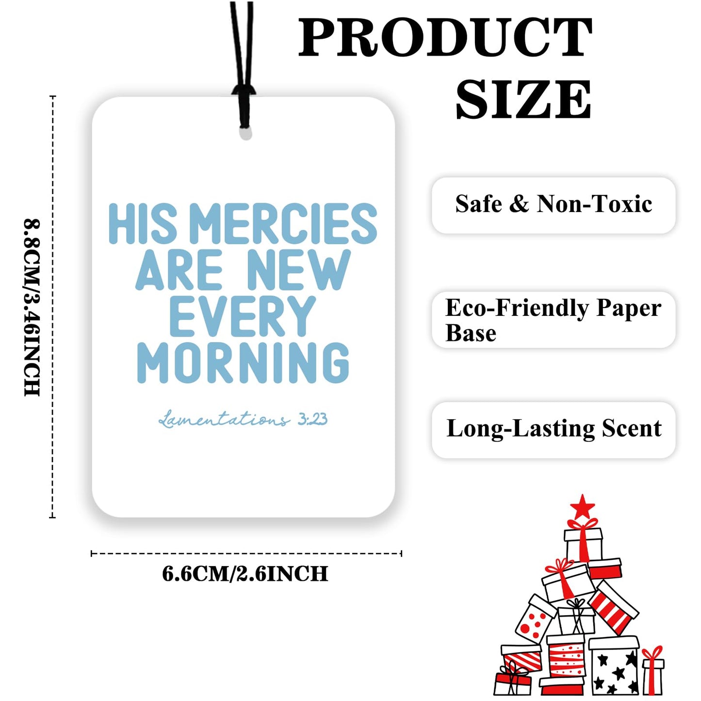 Cute Car Air Fresheners 4 Pcs