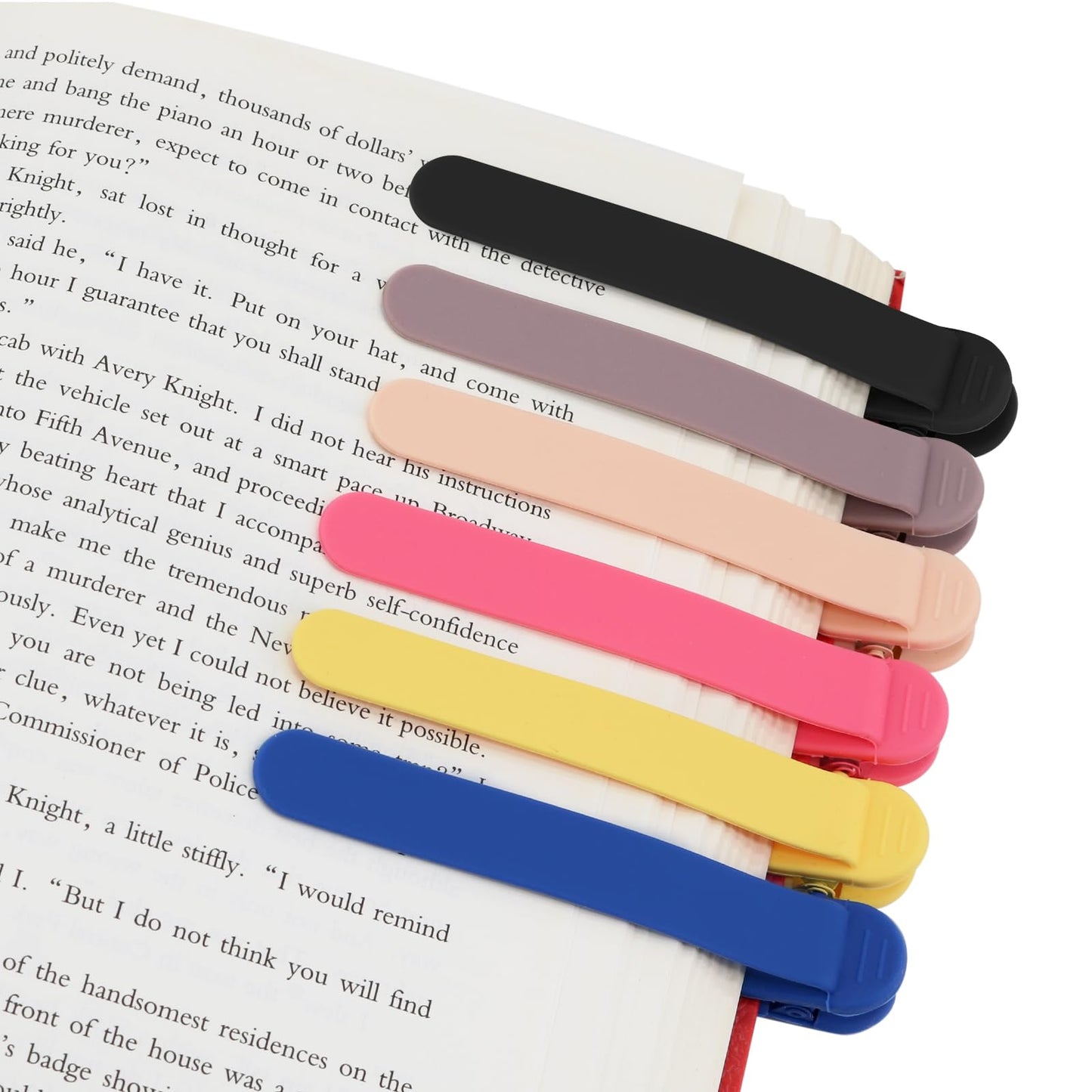 3pcs Automatic Bookmark, Silicone Book Marks for Reading
