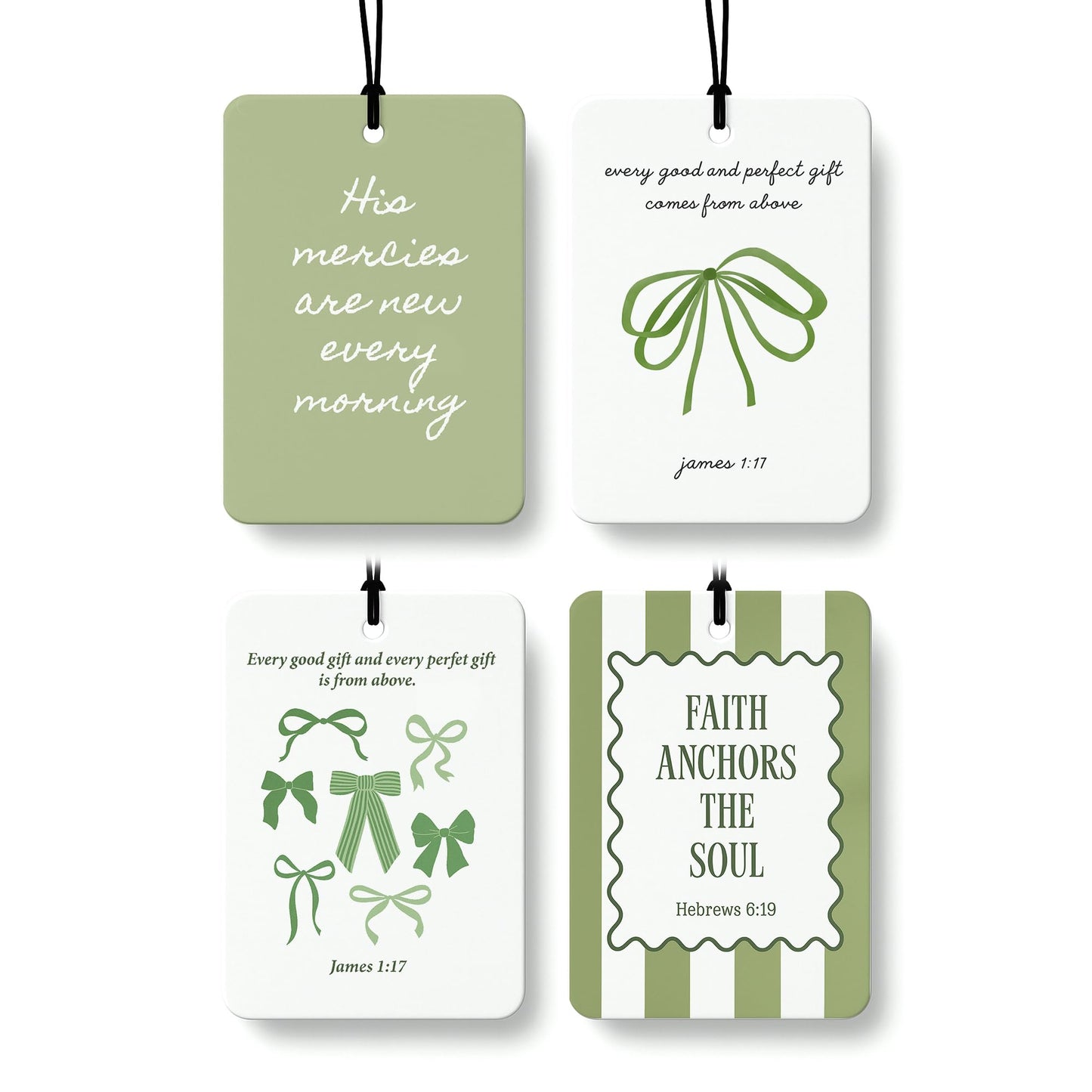 Cute Pink Cologne Car Air Freshener 4 Pcs