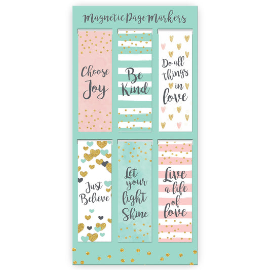Magnetic Scripture Bookmark  Set of 6