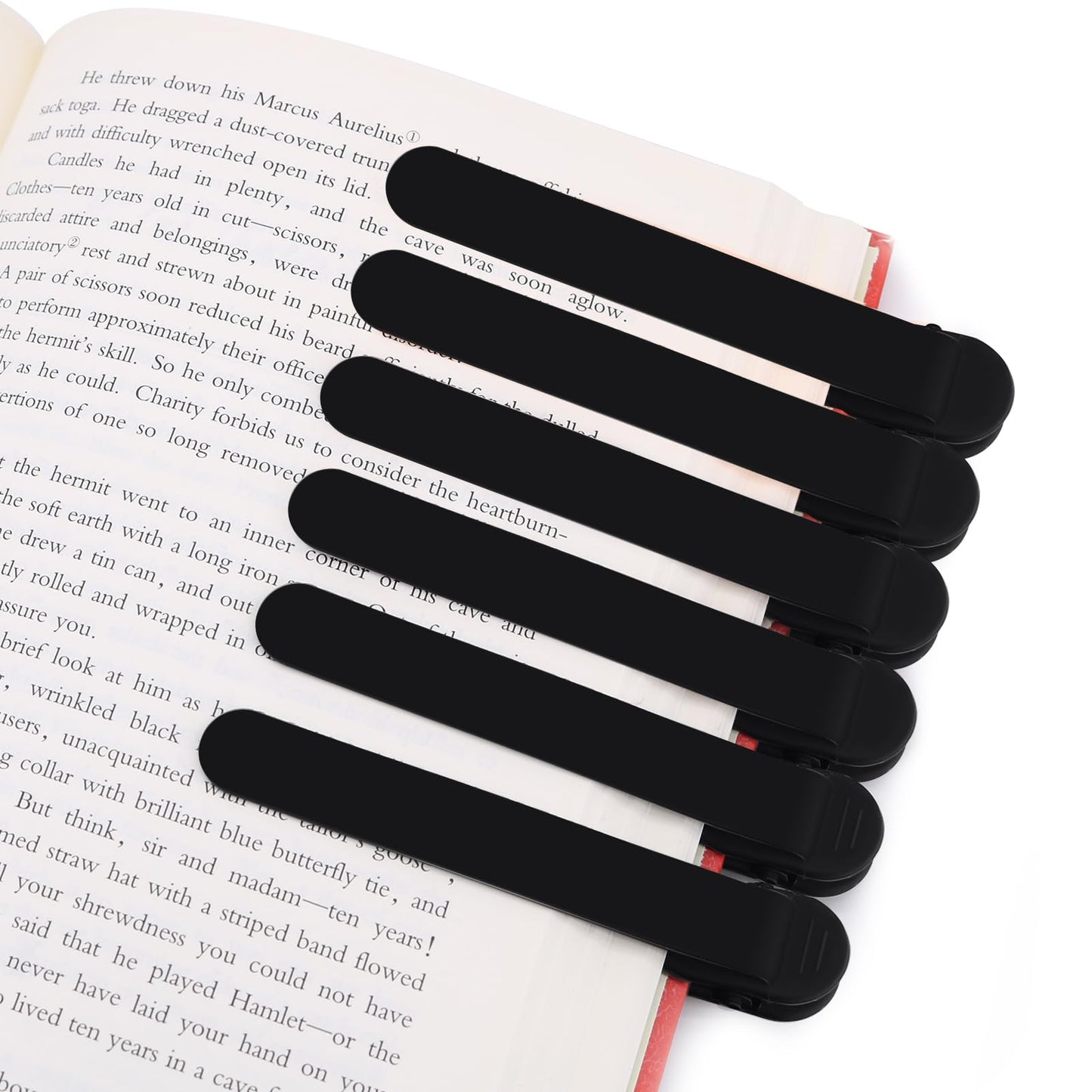 3pcs Automatic Bookmark, Silicone Book Marks for Reading