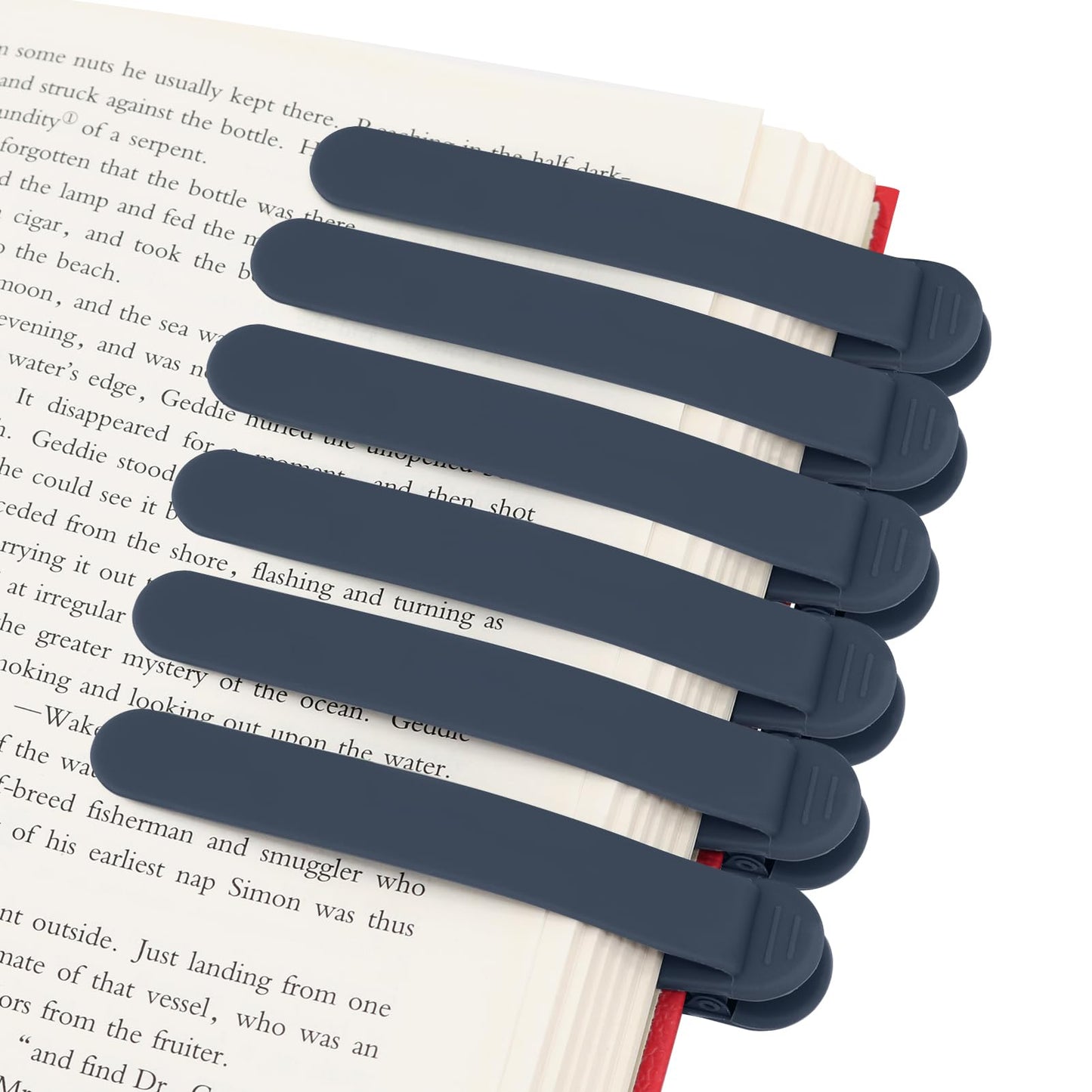 3pcs Automatic Bookmark, Silicone Book Marks for Reading