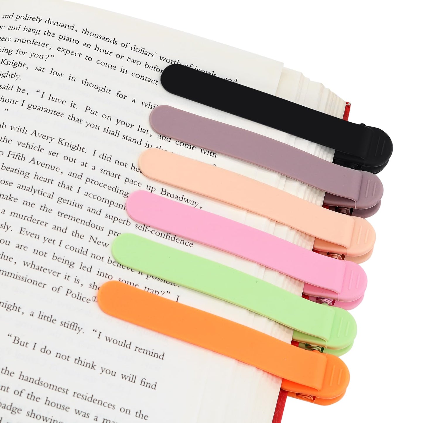3pcs Automatic Bookmark, Silicone Book Marks for Reading