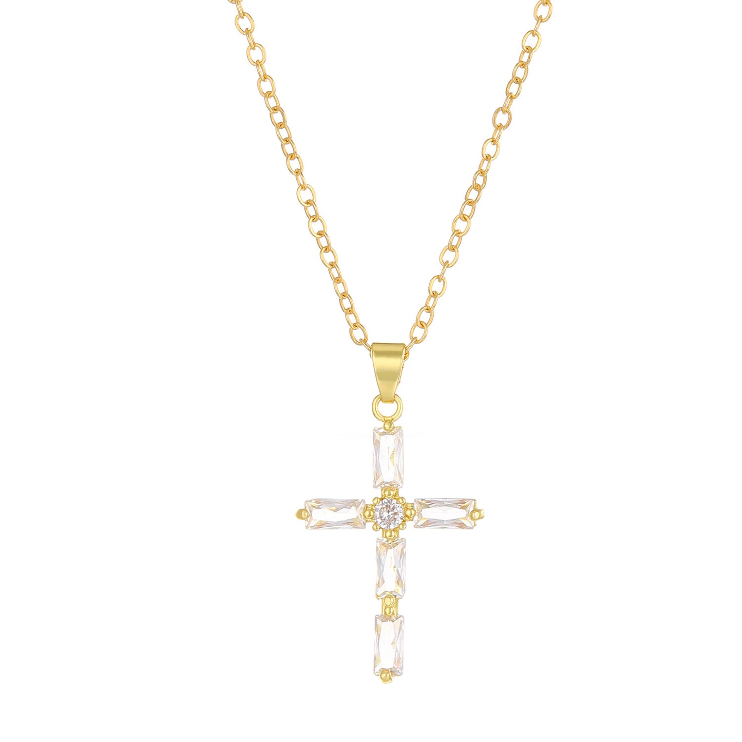 Diamond Cross Necklace