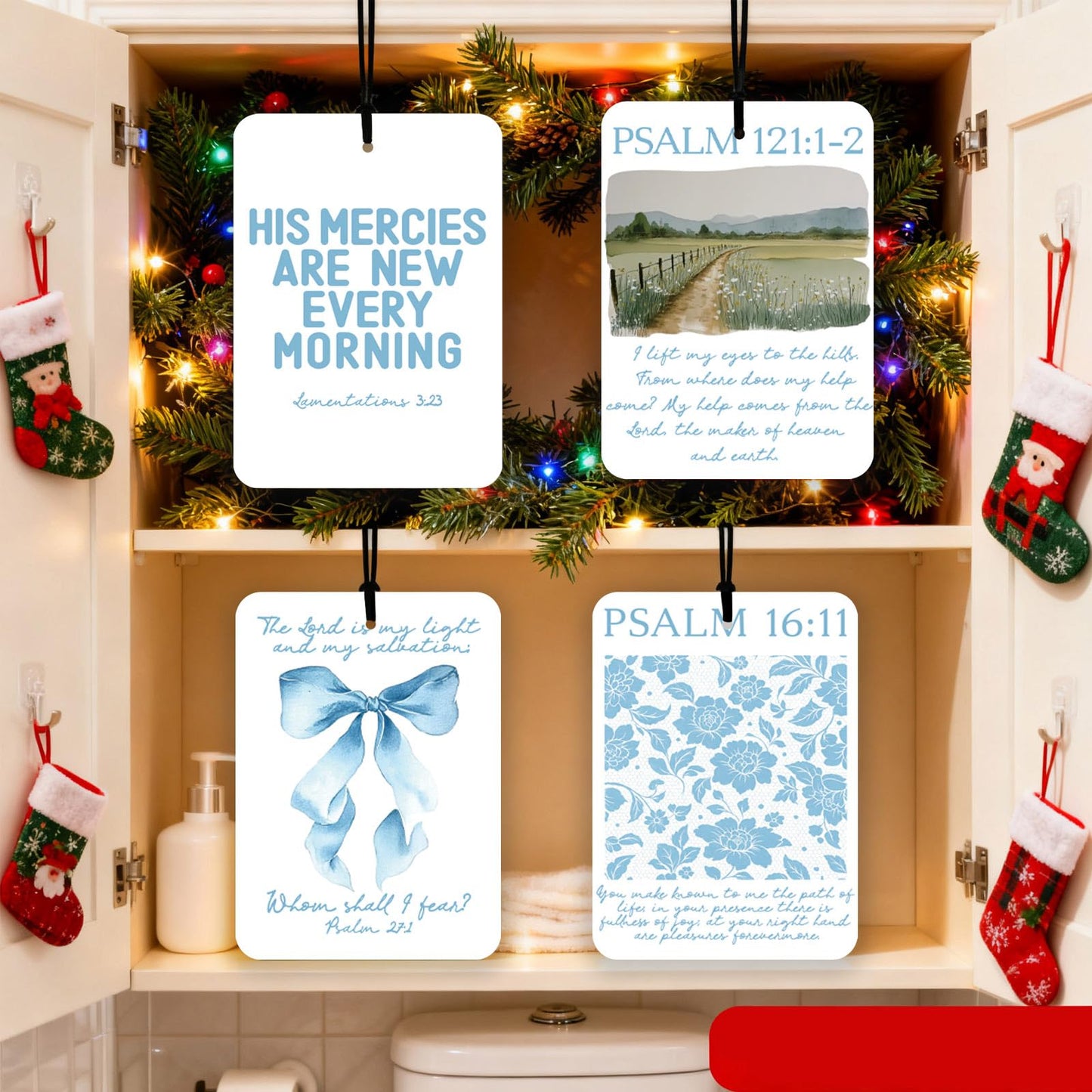 Cute Car Air Fresheners 4 Pcs