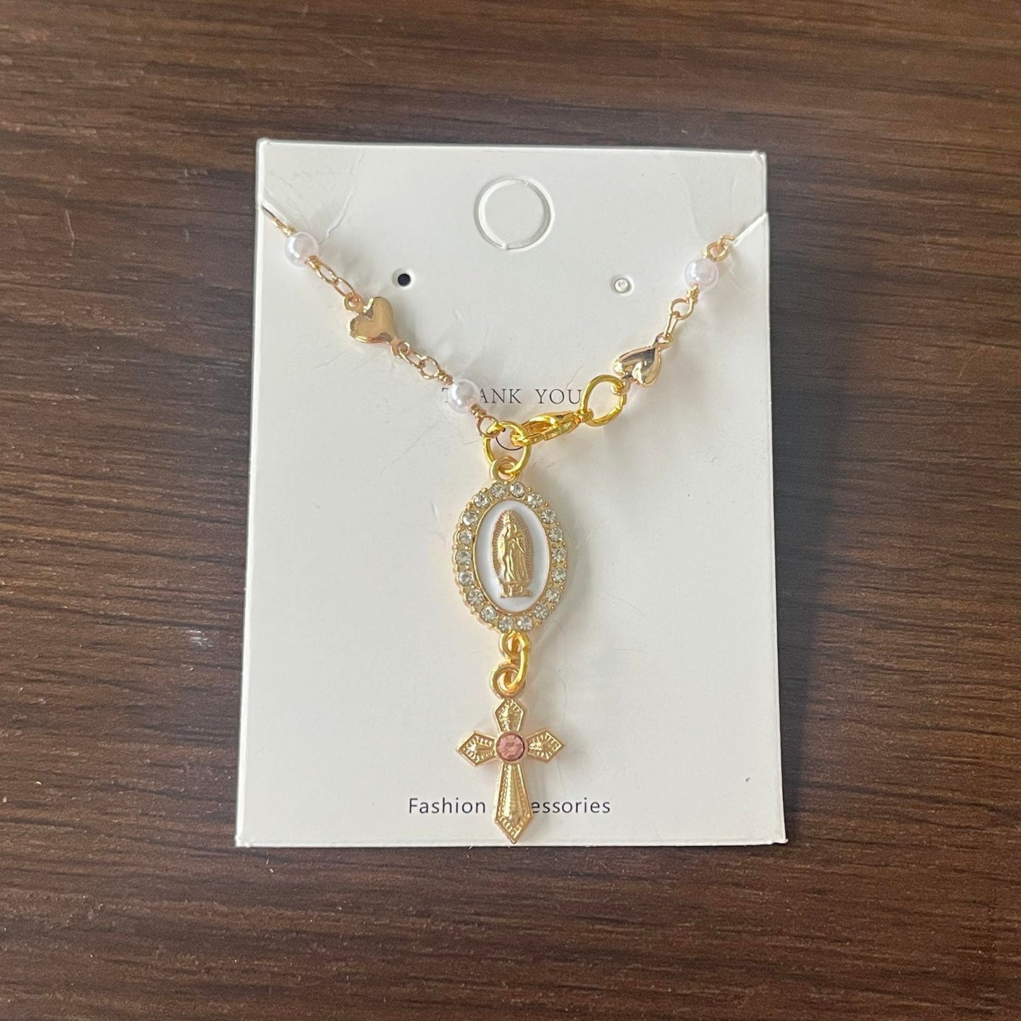 Steering Wheel Rosary Charm