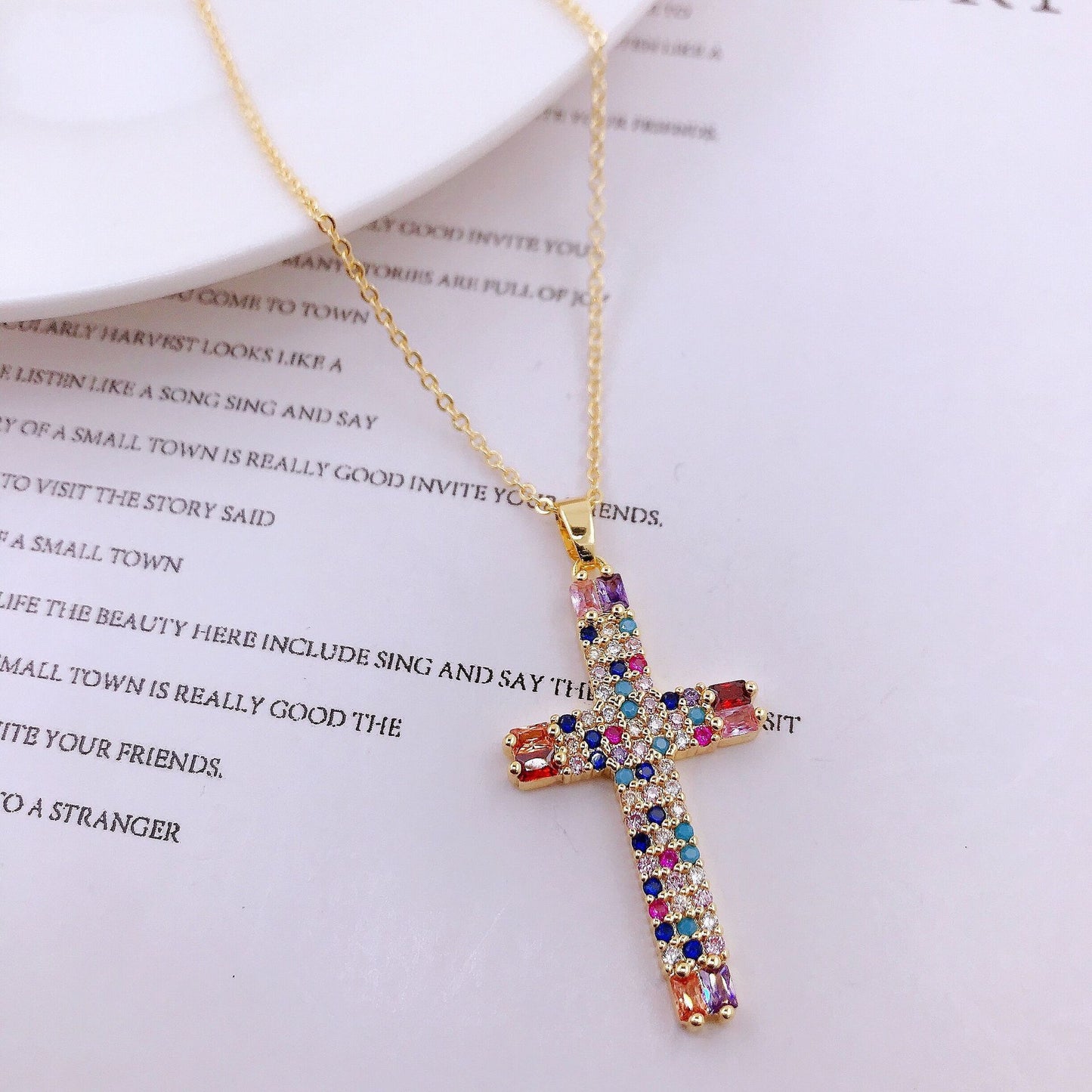 Hosanna Cross Necklace