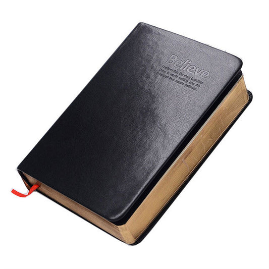 Vintage Bible-shaped Notebook Leather Blank Notepad